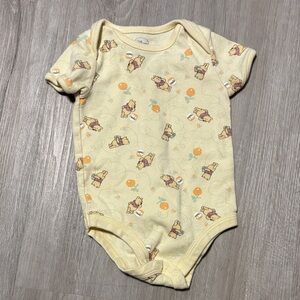 Disney Yellow Bodysuit with Bear Pattern